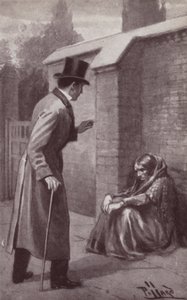 Ilustracja do Tajemnicy Edwina Drooda autorstwa Charlesa Dickensa (lito) autorstwa Harold Hume Piffard
