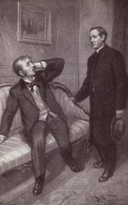 Ilustracja do Tajemnicy Edwina Drooda autorstwa Charlesa Dickensa (lito) autorstwa Harold Hume Piffard