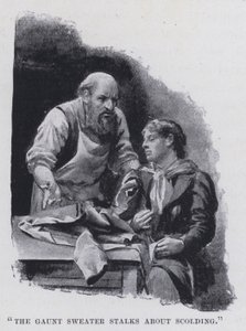 „Chudy sweter szykuje się do łajania” (zdjęcie czarno-białe) autorstwa Harold Hume Piffard