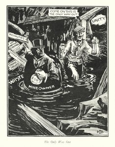 The Only Way Out (litografia) autorstwa Harold Outram Batho