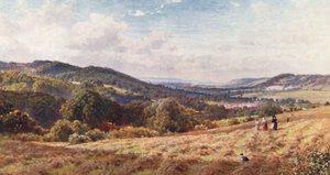 Vale of Dorking (kolorowa litografia) autorstwa Harold Sutton Palmer