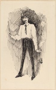Portret Whistlera z pędzlem autorstwa Harper Pennington