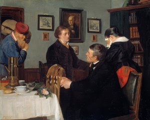Żegnam. 1878 autorstwa Harriet Backer