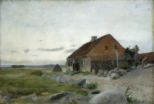 Z Kvalbein (olej na płótnie) autorstwa Harriet Backer