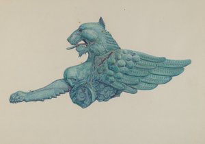 Ozdobny Żelazny Gryf autorstwa Harriette Gale