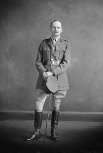 Pułkownik Claude Edward Dansey (1876-1947) (czarno-białe zdjęcie)