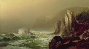 Wyspa Grand Manan (olej na płótnie) autorstwa Harrison Bird Brown