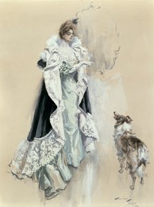 Instrukcje końcowe, 1902 (toaleta, gwasz i ołówek na papierze)