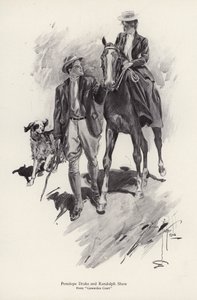Dwie postacie, Penelope Drake i Randolph Shaw z powieści George
