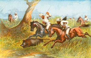Dzik – „Nareszcie zwyciężony” autorstwa Harrison William Weir