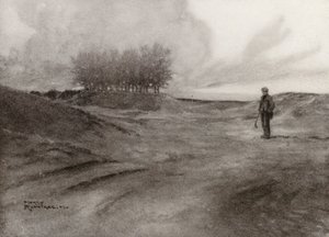 Pola golfowe: Wimbledon, na Common (litografia)