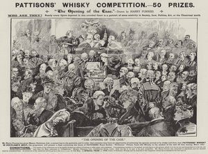 Reklama, Whisky Pattisons (grawerowanie)