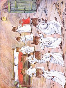 Jego kochane małe lisy, osiem, dziewięć i dziesięć, 1920