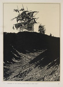 Ballada o kapitanach. „... nabijanie kanału,   niosąc za sobą nagrody” autorstwa Harry Clarke