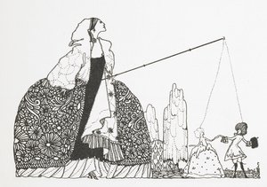 Kobieta jako władczyni marionetek. autorstwa Harry Clarke