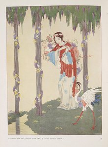 Kołysanka. „Przynoszę ci lśniącą rosą,   mały piękny sen” autorstwa Harry Clarke
