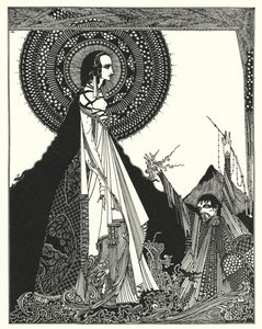 Edgar Allan Poe: Ligeia (litografia) autorstwa Harry Clarke
