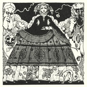 Edgar Allan Poe: Morella (litografia) autorstwa Harry Clarke