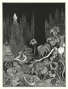 Edgar Allan Poe: Milczenie (litografia) autorstwa Harry Clarke