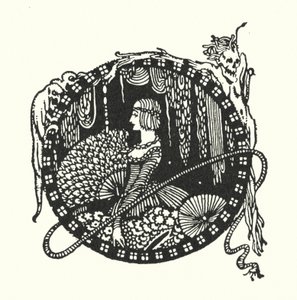 Edgar Allan Poe: Okulary (litografia) autorstwa Harry Clarke