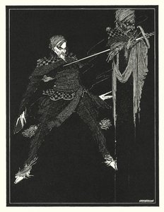 Edgar Allan Poe: William Wilson (litografia) autorstwa Harry Clarke