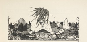 Ilustracja na górze listy ilustracji. autorstwa Harry Clarke