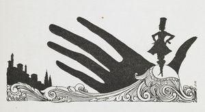 Ilustracja do opowiadania „mały kciuk”. autorstwa Harry Clarke