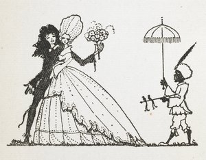 Ilustracja do opowiadania „Wróżka”. autorstwa Harry Clarke