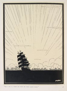 Gorączka morska. „Jedyne o co proszę to wietrzny dzień   z białymi chmurami lecącymi” autorstwa Harry Clarke
