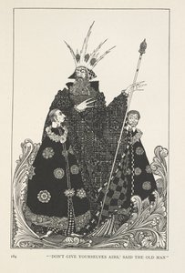 Wzgórze Elfów. „Nie wywyższajcie się” – powiedział starzec. autorstwa Harry Clarke