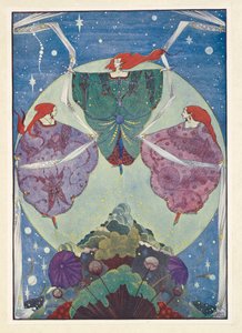 Wzgórze Elfów. Tańczyli z szalami utkanymi z mgły i bimberu. autorstwa Harry Clarke