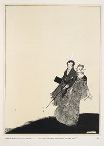 Wielki Kochanek. „Wilgotna, czarna pleśń gliniasta;... i wysokie miejsca; ślady na rosie” autorstwa Harry Clarke