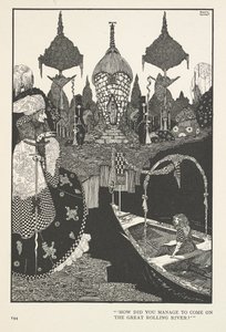 Królowa Śniegu. Jak udało ci się dostać na wielką, płynącą rzekę? autorstwa Harry Clarke