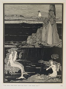 Niemal! „Zupełnie sam, wśród tych skał… pewnej nocy prawie mi się to udało!” Trzy syreny autorstwa Harry Clarke