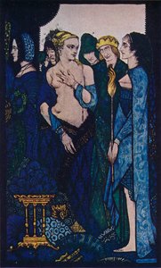 Nazwaliśmy Lukrecję Crivelli i Panią Tycjan, ok. 1910 r. autorstwa Harry Clarke
