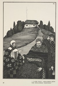 To, co robi Stary Człowiek, jest zawsze słuszne. „Podoba mi się to!” — zawołali obaj Anglicy jednocześnie. autorstwa Harry Clarke