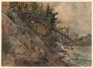Jezioro Memphremagog, ok. 1930 r. 1880. autorstwa Harry Fenn