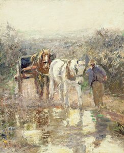 Konie i wózek