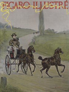 Tandem. Okładka Le Figaro Illustre, czerwiec 1895