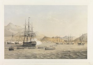 Zdobycie wyspy Chusan przez Brytyjczyków 5 lipca 1840 r. autorstwa Harry Francis Darell