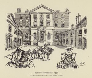Albany Courtyard, 1790, Budynek jest dokładnie taki sam do dziś
