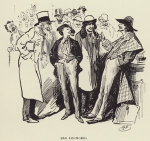 Leżaki barowe autorstwa Harry Furniss