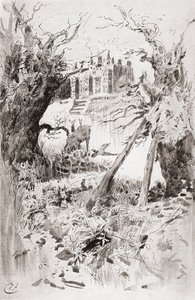 Ponury dom. Ilustracja Harry
