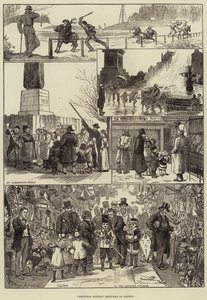 Świąteczne szkice w Londynie autorstwa Harry Furniss