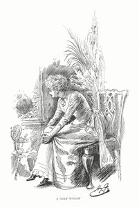 Golf: wdowa golfowa (litos) autorstwa Harry Furniss
