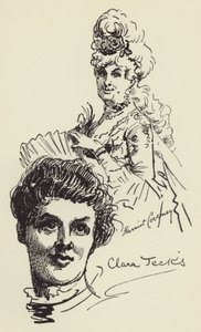 Harriet Coveney i Clara Jecks autorstwa Harry Furniss