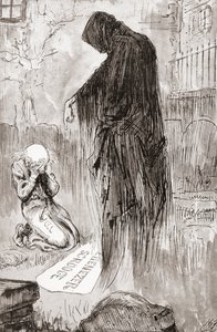 Ilustracja do Opowieści wigilijnej z The Christmas Books autorstwa Charlesa Dickensa autorstwa Harry Furniss