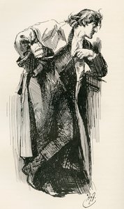 Ilustracja do powieści Karola Dickensa Opowieść o dwóch miastach autorstwa Harry Furniss