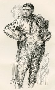 Ilustracja do powieści Karola Dickensa Opowieść o dwóch miastach autorstwa Harry Furniss