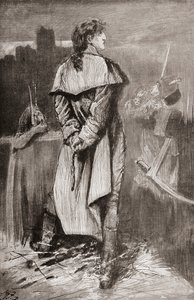 Ilustracja do powieści Karola Dickensa Opowieść o dwóch miastach autorstwa Harry Furniss